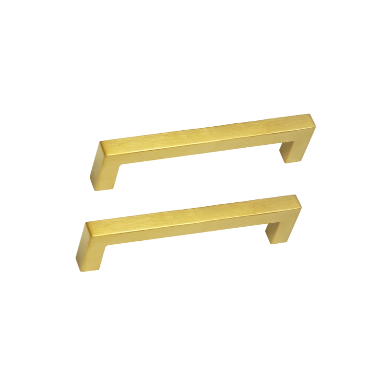 Cabinet Pulls 15X Brushed Brass Drawer Pulls Kitchen Cabinet Handles Gold Finish 128Mm