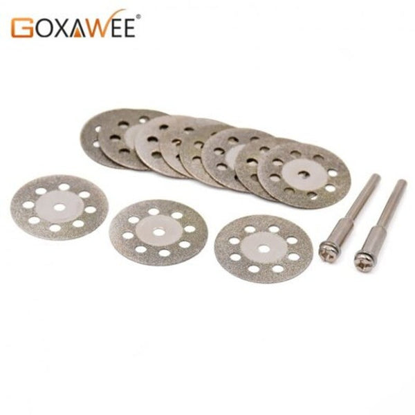 Grinder Discs Dremel Accessories 10Pcs Diamante Discs Mini Circular Saws For Cutting 30Mm