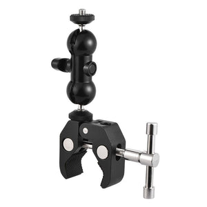 Other Cameras, Accessories Metal Clamp Mount With 360 Ball Head Magic Arm 1/4" 3/8" Hole For Dslr Camera