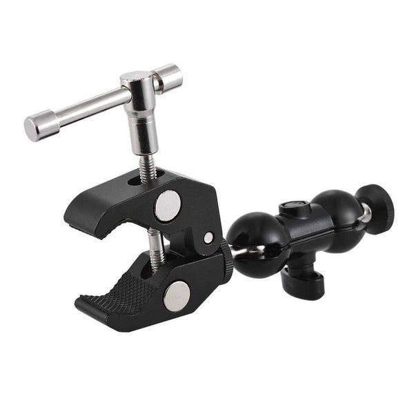 Other Cameras, Accessories Metal Clamp Mount With 360 Ball Head Magic Arm 1/4" 3/8" Hole For Dslr Camera