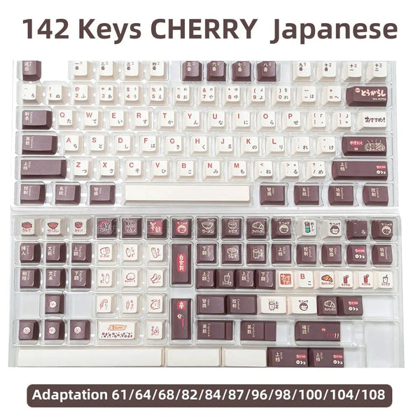 Keyboards & Keypads Keycap Keyboard Grey 142 Mechanical Keys For Computers And Keyboards