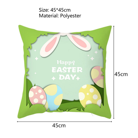 Easter Bunny Rabbit Cushion Covers Home Decor