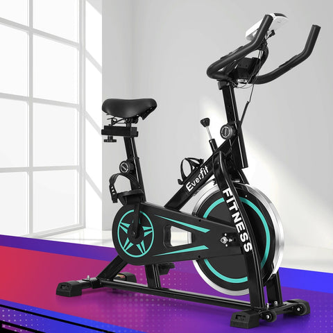 Everfit Spin Bike Exercise 10Kg Flywheel Fitness Home Gym 150Kg Capacity