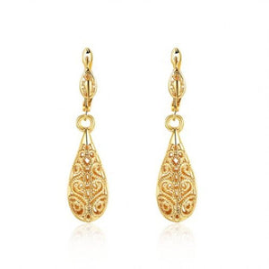 Earrings Eco Friendly Gold Drop