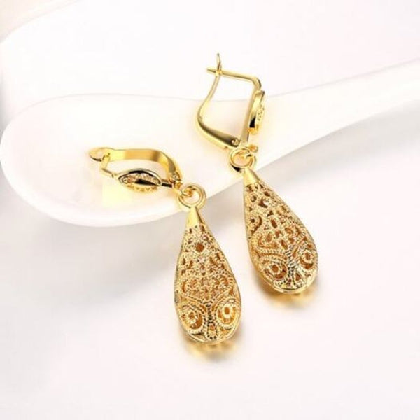 Earrings Eco Friendly Gold Drop