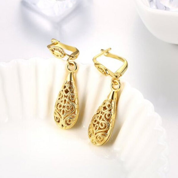 Earrings Eco Friendly Gold Drop