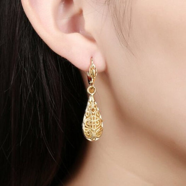 Earrings Eco Friendly Gold Drop