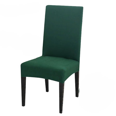 Slipcovers Chair Cover Green Anti Dirt Waterproof Elastic Material For Dining Room Kitchen