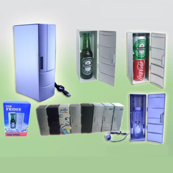 Mini Fridges Portable Novelty Mini Fridge Usb Rechargeable Drinks Beer Cooler