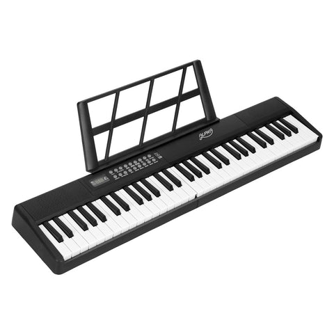 Electronic Keyboards Alpha 61 Keys Foldable Electronic Piano Keyboard Digital Electric W/ Carry Bag