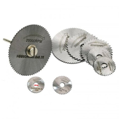 Other Saw Blades Electric Grinder Accessories High Speed Steel Cutting Saw 5Pcs Silver