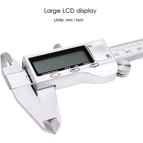 Vernier Calipers Electronic Digital Stainless Steel 6Inch / 150Mm High Precision Lcd Display