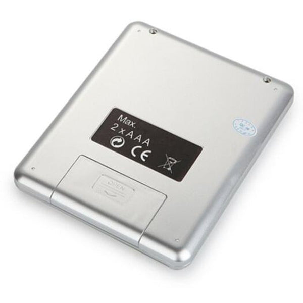 Scales Electronic Digital Jewelry Kitchen Scale 500G / 1Kg 3Kg Silver