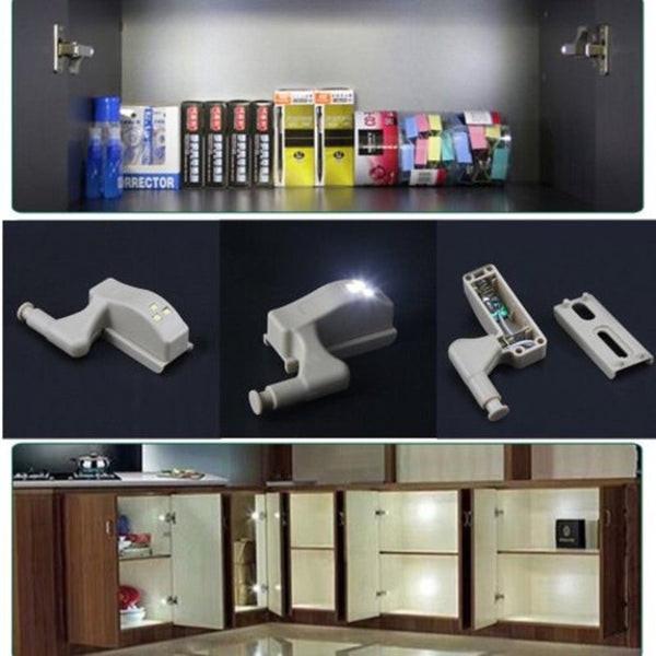 Electronic Smart Inducted Led Cabinet Hinge Lamp White