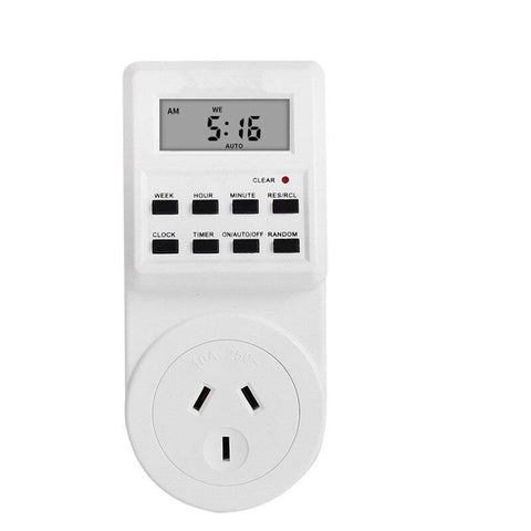 Kitchen Timers Electronic Control Switch Adapters Sockets Digital Small Screen Power Meter Outlet Programmable Setting For