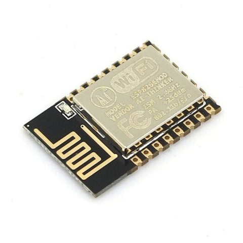 Development Kits & Boards Esp8266 12E Wifi Serial Module Black And Golden