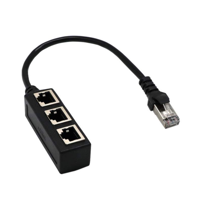 Ethernet Cables (RJ 45/8P8C) Mobile Phone Ethernet Cable Rj45 Adapter Splitter 1 Male To 3 Female Port Lan Network