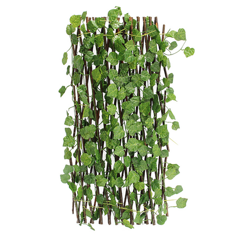 Expandable Artificial Ivy Leaf Fence Garden Patio Decorations Screen