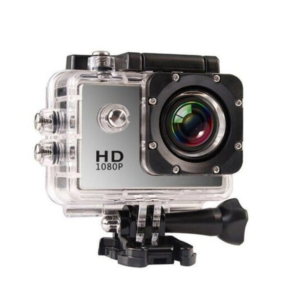 Other Cameras, Accessories Extreme Sports Camera Hd2inch 1080P Diving 30M Waterproof Dv Light Gray