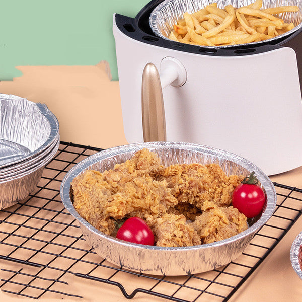 Air Fryer Accessories Non Stick Aluminum Foil Liners Air Fryer Disposable Oil Proof Steaming Basket Drip Pan Tray