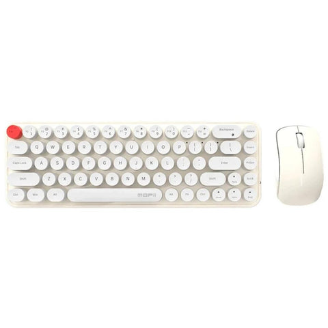 Keyboards & Keypads Bluetooth Keyboard And Mouse Combo Set White Multi Device Compatible Soft Touch Keys