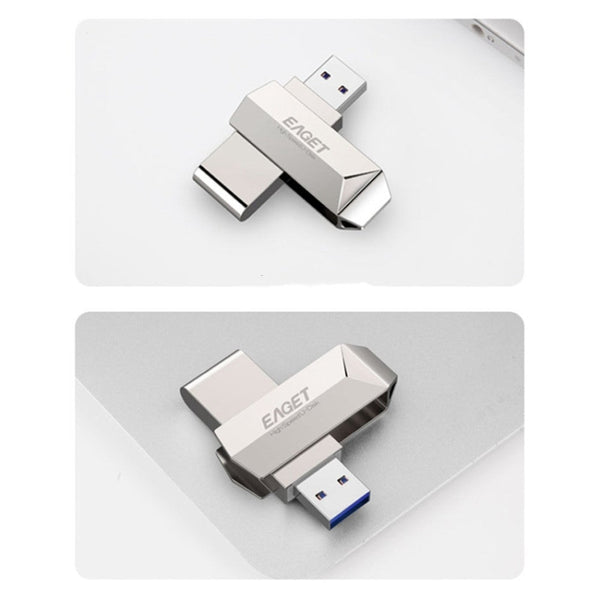 USB Flash Drives F70 32Gb High Speed Usb 3.0 360 Degree Rotating Zinc Alloy Disk