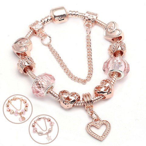 Bracelets Fashion Love Geometric Rose Gold Bracelet Women's Jewellery