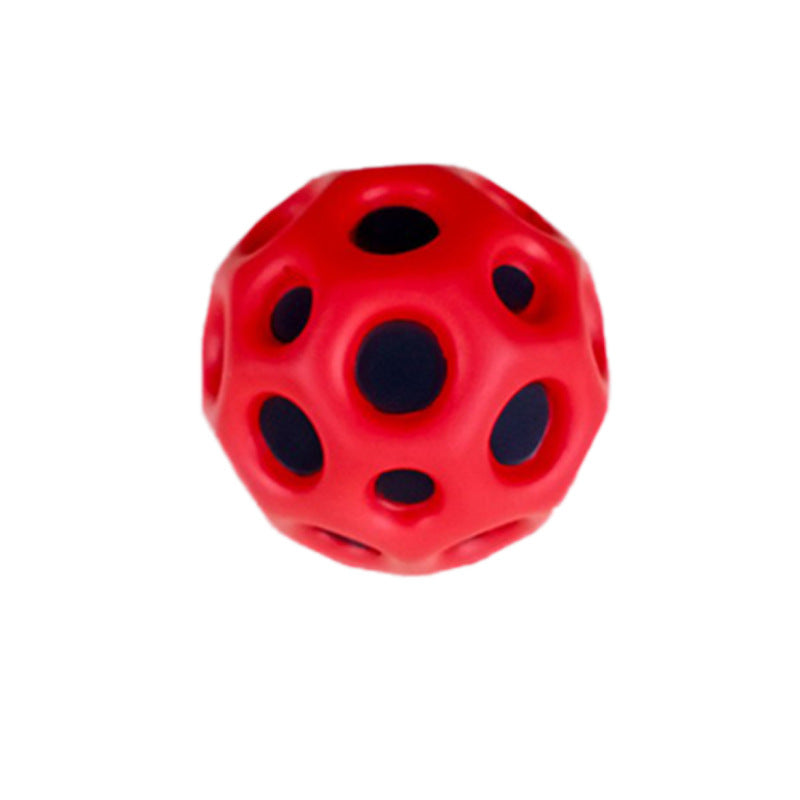 Outdoor Toy Balls Hole Ball Soft Bouncy Antifall Moon Shape Porous Kids Indoor Outdoor