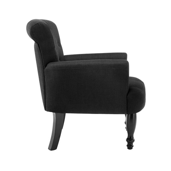 Standing Desks Artiss French Lorraine Chair Retro Wing Black