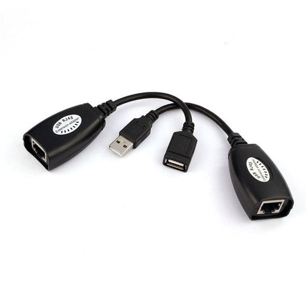 USB Cables, Hubs & Adapters Usb Extension Extender Adapter Up To 150Ft Using Cat5 Rj45 Lan Cable