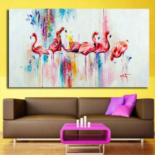 Posters & Prints Fashion Bird Pattern Oil Painting Multi X 12 18 Inch No Frame