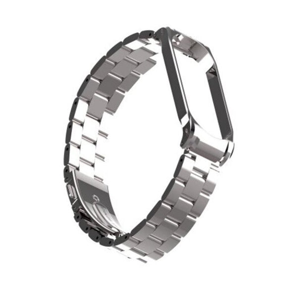 Watch Bands Fashion Stainless Steel Watchband For Xiaomi Mi Band 4 Silver