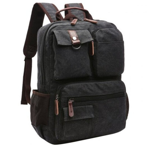 Fashionable Laptop Backpack For Outdoor Black