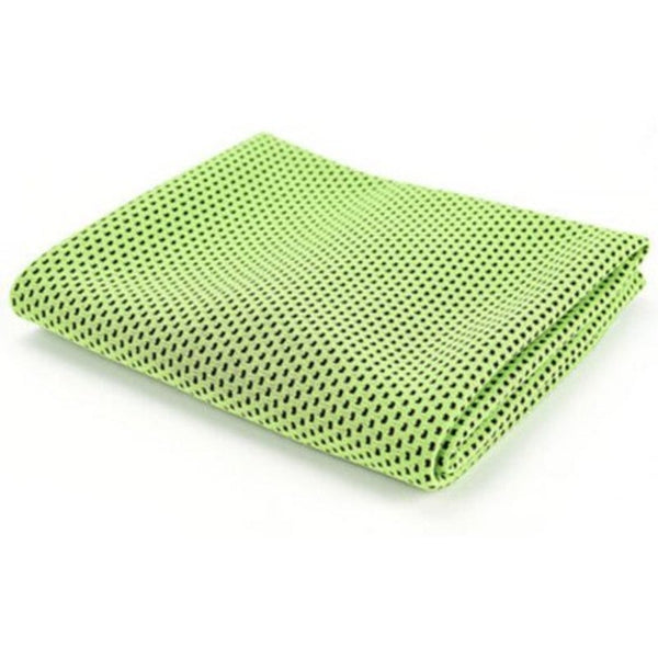 Fast Cooling Towel Ice Cold Golf Cycling Jogging Gym Sports Outdoor Green Apple