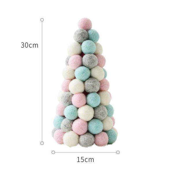 Seasonal Decorations Pom Ball String Garland Wreath Tree Christmas Decorations