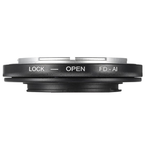 Lens Adapters, Mounts & Tubes Fd Ai Mount Adapter Ring With Aperture Control For Canon To Fit Nikon Lenses