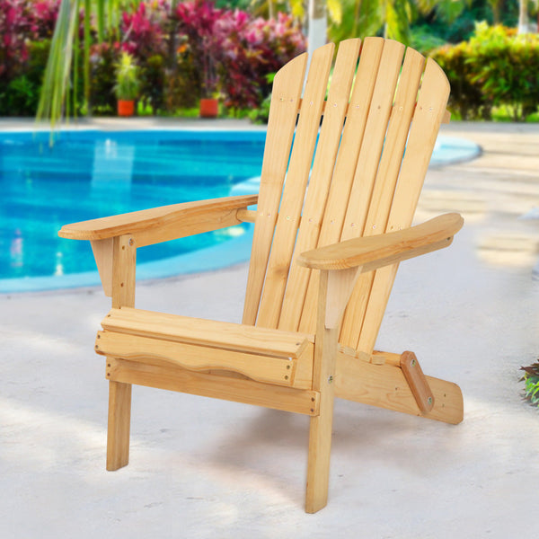 Patio Chairs Gardeon Outdoor Chairs Furniture Beach Lounge Wooden Adirondack Garden Patio