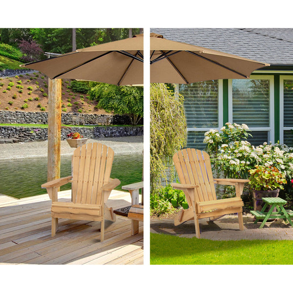 Patio Chairs Gardeon Outdoor Chairs Furniture Beach Lounge Wooden Adirondack Garden Patio