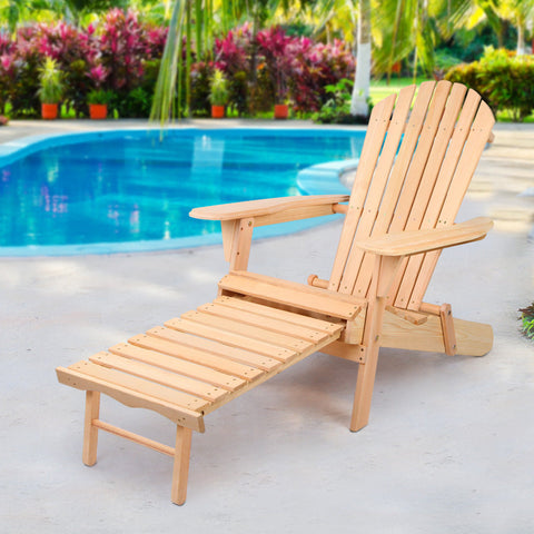 Gardeon Outdoor Furniture Sun Lounge Chairs Beach Recliner Adirondack Patio Garden