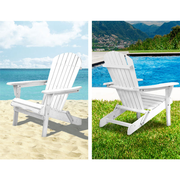 Patio Chairs Gardeon Outdoor Furniture Adirondack Chairs Beach Lounge Wooden Patio Garden