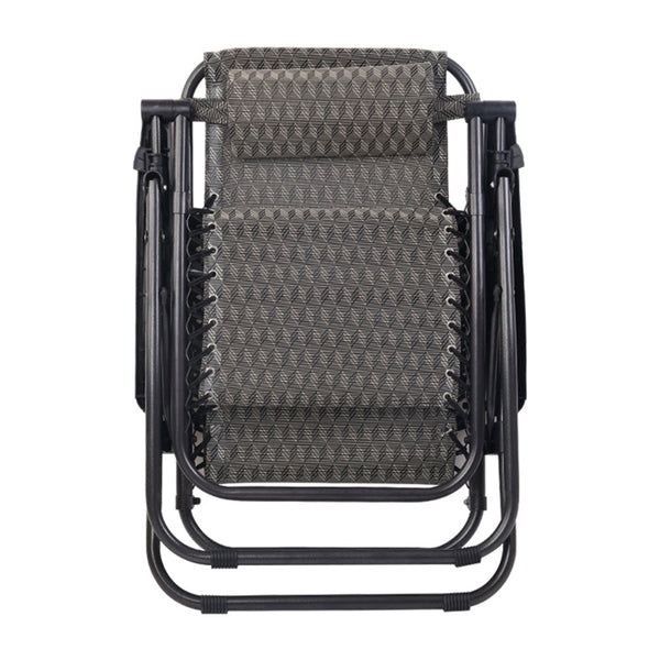 Patio Chairs Gardeon Outdoor Portable Recliner Grey