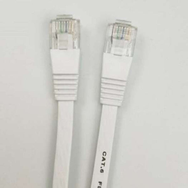 Ethernet Cables (RJ 45/8P8C) Flat Rj45 Network Lan Cable 2M White