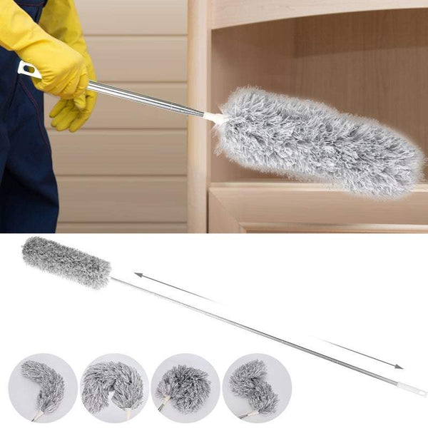 Dusters Dustpans Brooms Flexible Retractable Microfiber Duster Extendable Bendable Head Cleaning Brush