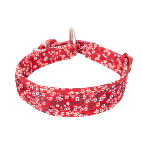 Dog Collars Floral Collar Poppy Red 2Xl