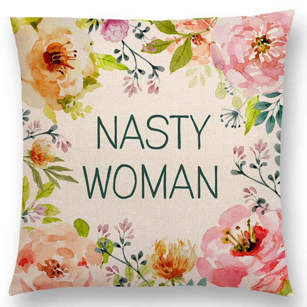 Cushions & Decorative Pillows Floral Inspirational Sayings Cushion Covers