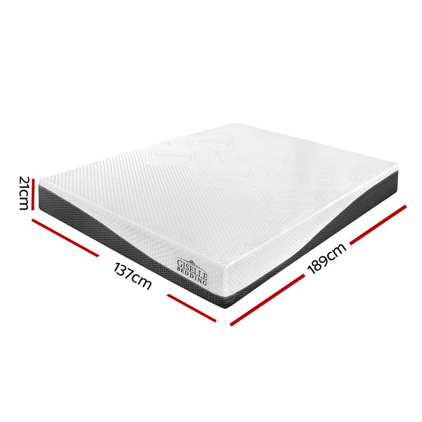 Giselle Bedding Double Size Memory Foam Mattress Cool Gel Without Spring