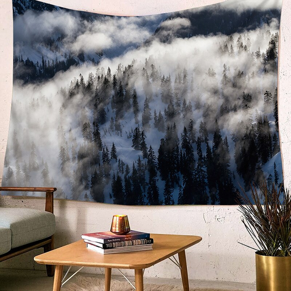 Tapestries Wall Hanging Decor Nature Art Polyester Fabric Tapestry For Dorm Room Bedroomliving 51 Inch X 60 130Cmx150cm 882