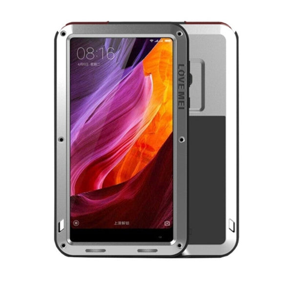 Cases, Covers & Skins For Xiaomi Mi Mix Professional And Powerful Dustproof Shockproof Anti Slip Metal Silicone Combination Casesilver