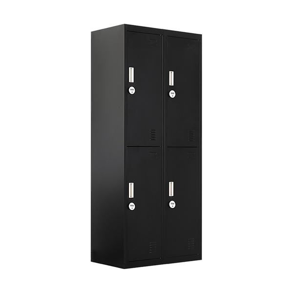 Cabinets & Cupboards Four Door Office Gym Shed Storage Locker Black 4 Digit Combination