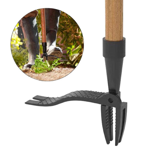 Weed Puller Tool 4 Claws Manual Weeder Root Remover Steel Outdoor Gardening Lawn Maintenance Equipment